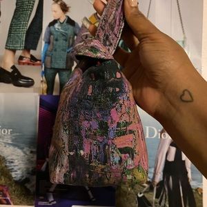 MINI Yaito Abstract One Handle Knot Bag